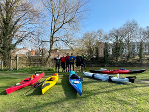 Supporting image for story: Pals plan to paddle, cycle and trek the entire length of Britain's longest river