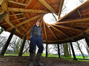 Supporting image for story: Raising the roof in the round at farm near Market Drayton