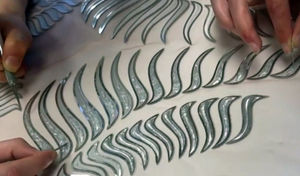 Seamstresses making the dress worn by Beyoncé