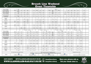Branch Line Timetable (Amalg)