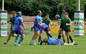 LAST COPYRIGHT NATIONAL WORLD STEVE LEATH 26/07/25Pic at Bridgnorth Rugy Club where there were tribute games being payed, playing tribute to former Bridgnorth player: Will Rogers.  Green : Bridgnorth V blue: Flaming Unicorns.