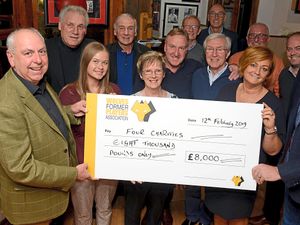Supporting image for story: Wolves greats tee up a big score for charity