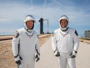 Supporting image for story: Nasa and SpaceX’s astronaut launch ‘major milestone for global space sector’