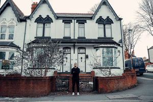 Property Developer Ste Hamilton outside his newly-purchased property