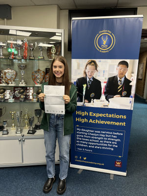 Nicole Ingles was among the top achievers at Cheslyn Hay Academy