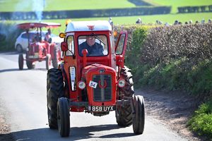 The tractor run gets underway