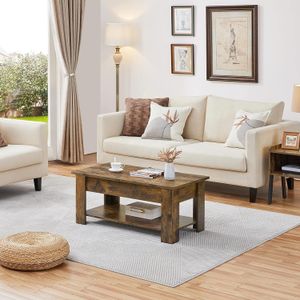 Folded away, it just looks like any other coffee table