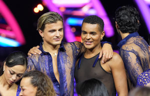 Layton Williams (left) and Nikita Kuzmin, during the Strictly Come Dancing - The Live Tour launch, at Utilita Arena, Birmingham. Picture date: Thursday January 22, 2026