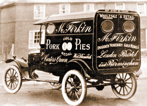 One of the first Firkins vans which was based at Carters Green, West Bromwich.