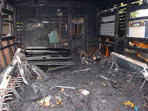 Supporting image for story: Church hall destroyed in blaze