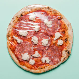 The pizzas can be kept in the fridge or freezer