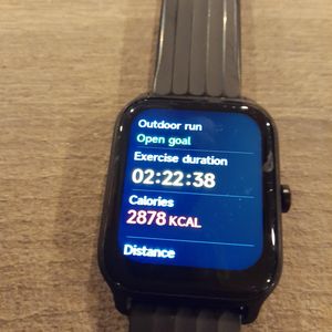 Helen's watch showing her fantastic achievement