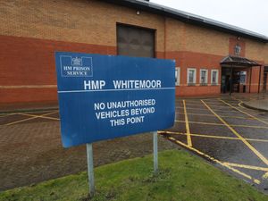 Exterior view of the entrance to HMP Whitemoor