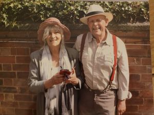 Cedric Hickman with his wife