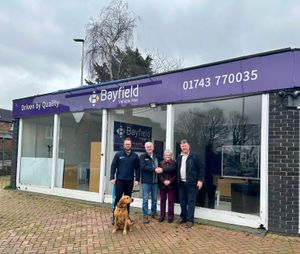 The team at Bayfields at the new hub