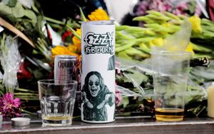 Fans at the Black Sabbath Bridge. Photo: Joseph Walshe/SWNS