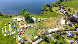 Publicity photo - aerial view of Marbury Merry Days