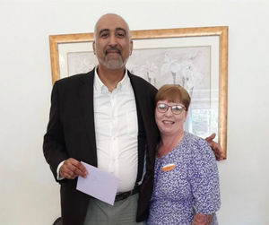 Peter Bharj and Kellie Carpenter