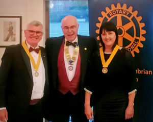 Graham Hutchinson, Jim Davies and Anne Wignall