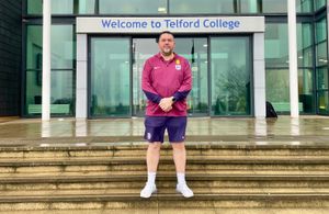 Kevin Fenner at Telford College’s Wellington campus. 