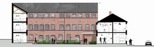 An artist impression of proposed studio apartments at the old Sabre Leather Co workshop on Sandwell Street, Walsall. Photo: Thirteen Estates Ltd