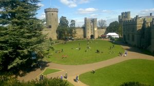 There were plenty of stunning view during the visit to Warwick Castle 