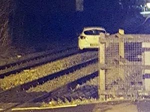 Supporting image for story: Drink-drive arrest after car stops on train tracks in Oldbury
