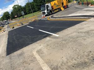 The road in Walsall has been repaired. Photo: Severn Trent