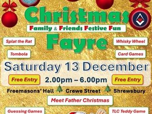 Supporting image for story: Festive family fun comes to Shrewsbury as Freemasons host community Christmas Fayre