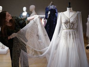 Supporting image for story: Gowns worn by stars including Angelina Jolie set to fetch thousands at auction