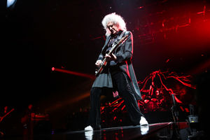 Brian May during a previous show at Birmingham Arena   Picture: Michelle Martin