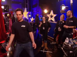 Even the backstage staff were moving to Wiggle Wine