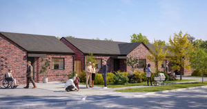 CGI of how the new homes could look at the Lincoln Green Estate in Wolverhampton