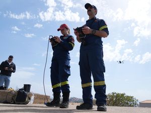 Supporting image for story: Greece doubles drone fleet as climate change increases wildfire threat
