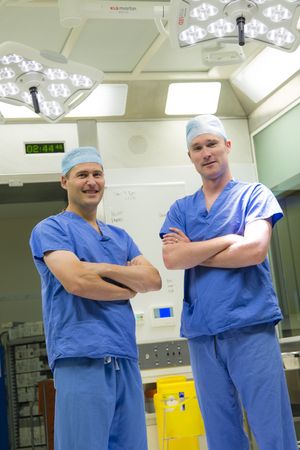 Lt Col Carl Meyer and Dr James Neil 