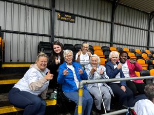 Residents and team from Pelsall Hall attended fundraiser