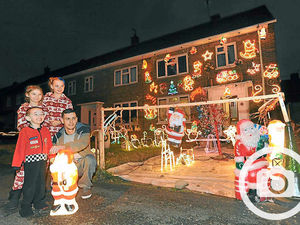 Supporting image for story: Dazzling house displays light up Christmas in Black Country