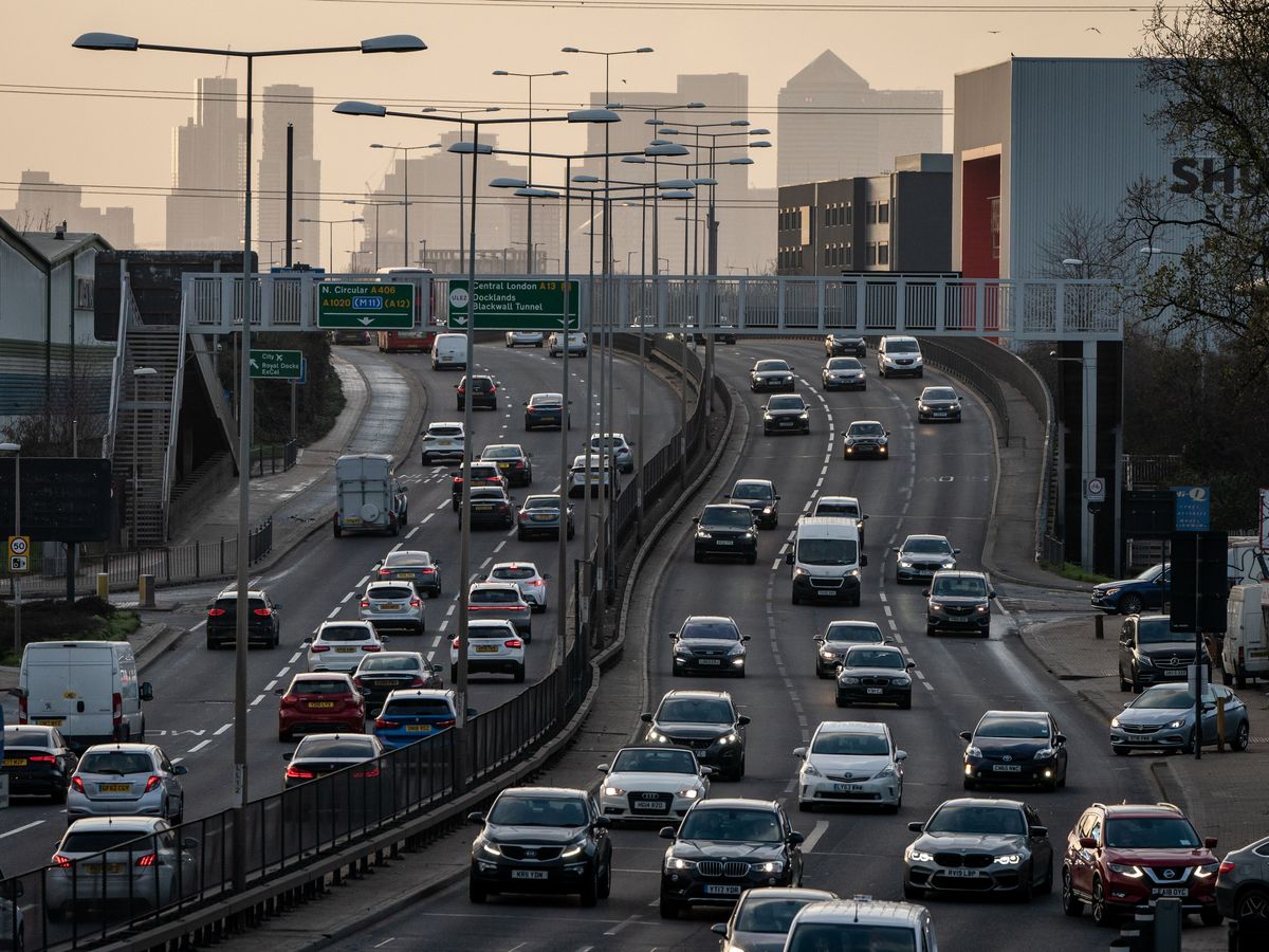 Getaway passengers compete with commuters on busy day for Christmas traffic