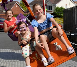 There were fairground rides and lots of things to do at the festival