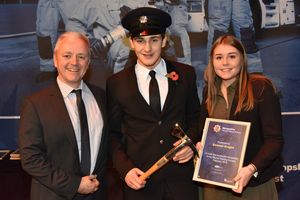 Dad Tony Knight, Samuel Knight and Leah Moogan