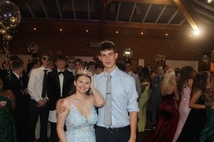 Prom Queen Nicole Davies and Prom King Alex Guy