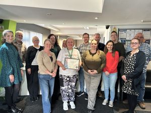 The EPIC team with their award