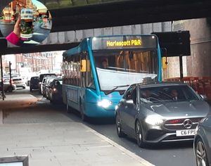 The Tap and Can bar has launched a beer called "Panic at the Bus Stop" to poke fun at the controversial gyratory scheme near Shrewsbury railway station. Picture: Tap and Can