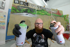Supporting image for story: Watch: Made in Telford mural puts town in the picture