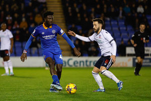 Nohan Kenneh of Shrewsbury Town and Josh Sheehan of Bolton Wanderers (AMA)