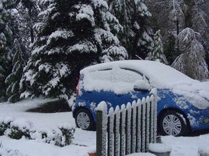 Supporting image for story: Snow joke – look at the county weather on May 15