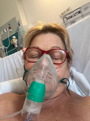 SUSAN SZTYBEL, 67, IN HOSPITAL, AFTER SHE DEVELOPED A 'FLESH-EATING BUG'
