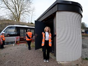 The 3D printed toilet pod at The Very Light Railway, Dudley.