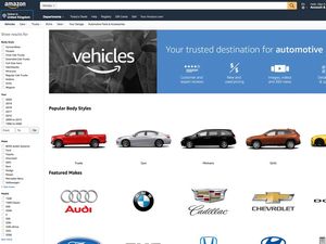 Supporting image for story: Amazon in detailed talks with car manufacturers to sell vehicles online