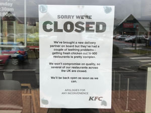 Supporting image for story: Shropshire KFCs closed due to chicken shortage
